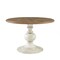 Gracie Mills Devin Classic Charm 46-Inch Round Pedestal Dining Table -